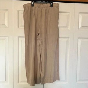 J Jill Pure Jill Tencel Wide Leg Cropped Pants